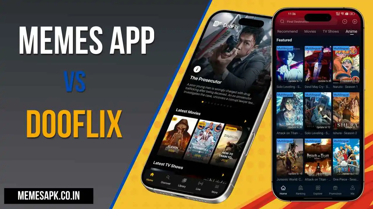 Memes App Vs Dooflix